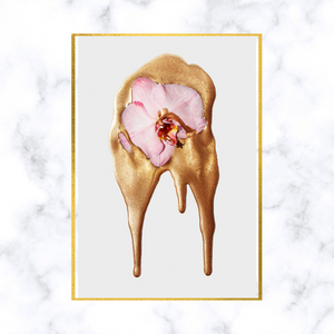 "Muse" Gold Orchid Limited Edition Fine Art Print by Sheri Vegas