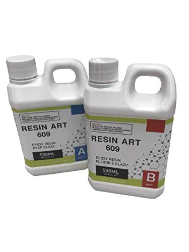 Epoxy Resin Art Kit 1:1 Tough, Flexible, Water Clear, Glass Like epoxy Coating, 1 L, resin, Solid Solutions, resinartbysheri, [variant_title],