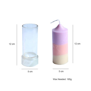 Candle Molds for Candle Making Plastic Pillar Candle Making Kit Ball Sphere Mold Large Cylinder Rib Candle Making Molds DIY Candle Making Supplies Set of 3 PCS, [product_type], resinartbysheri, resinartbysheri, [variant_title],