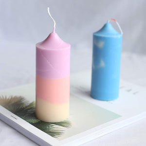 Candle Molds for Candle Making Plastic Pillar Candle Making Kit Ball Sphere Mold Large Cylinder Rib Candle Making Molds DIY Candle Making Supplies Set of 3 PCS, [product_type], resinartbysheri, resinartbysheri, [variant_title],