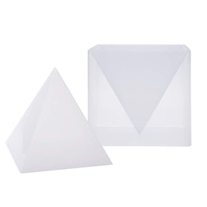 1pc Super Pyramid Silicone Mould Resin Craft Jewellery Mould + Plastic Frame, [product_type], ‎Mayitr, resinartbysheri, [variant_title],