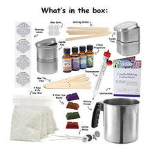 Complete DIY Candle Making Kit Supplies ? Create 4 Large Scented Soy Candles ? Full Beginners Set Including 2 LB Wax Rich Scents Dyes Wicks Melting Pitcher Tin Containers and More, Candle, resinartbysheri, resinartbysheri, [variant_title],