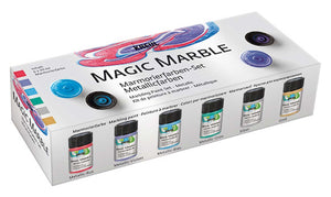 Magic Marble Paint Set - Metallic Colors