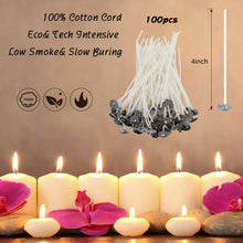 DIY Candle Making Set, 600ml Pouring Pot with Scale+100pcs Candle Wicks+20pcs Wood Candle Wicks with Metal Stands+100pcs Sticker+3pcs 3-Hole Holders+Stirring Spoon+3pcs Aluminum Molds, Low Smoke, [product_type], Yatuela, resinartbysheri, [variant_title],