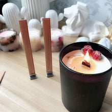 Wood Candle Wicks 50Pcs Natural Environmentally-Friendly Wick 6mm 8mm 12.5mm 13mm Wooden Candles Wick With Sustainer Tab Stands Candle Wick Core For DIY Craft Candle Making Supplies Soy Paraffin Wax, [product_type], resinartbysheri, resinartbysheri, [variant_title],
