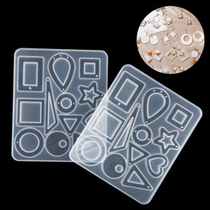 (Resin Earring Molds) - Suhome Resin Jewellery Moulds Epoxy Resin Earring Moulds, Pendant Moulds, Bracelet Moulds and Necklace Moulds Kits 249 Pcs Silicone Resin Casting Moulds for Jewellery Making, resin, Suhome, resinartbysheri, [variant_title],