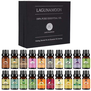 Lagunamoon Premium Essential Oils Set,Top 20 Pure Natural Aromatherapy Oils Lavender Frankincense Peppermint Rose Rosemary Sandalwood, Candle, resinartbysheri, resinartbysheri, [variant_title],