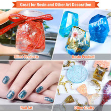 Resin Jewelry Making Supplies Kit, Thrilez Resin Decoration Kit with Resin Glitter, Gold Foil Flakes, Dried Flowers, Mylar Flakes, Resin Accessories and Supplies for Resin, Slime, Nail Art, DIY Craft, resin, Thrilez, resinartbysheri, [variant_title],