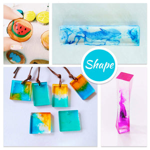 Epoxy Resin Pigment - 15 Color Liquid Epoxy Resin Dye - Highly Concentrated Epoxy Resin Colorant for Resin Coloring Art, DIY Jewelry Making Supplies - AB Resin Coloring for Paint, Crafts - 10ml Each, resin, resinartbysheri, resinartbysheri, [variant_title],