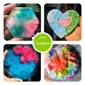 Alcohol Ink Set - 24 Vibrant Colors Alcohol-based Ink for Resin Petri Dish Making, Epoxy Resin Painting - Concentrated Alcohol Paint Color Dye for Resin Art, Tumbler Making, Painting - 24 x 10ml/.35oz, resin, DecorRom, resinartbysheri, [variant_title],