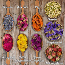 Miw Piw Natural Dried Flower- Gift Box - 9 Bags Floral Kit for Soap, Candle, Resin Jewelry Making, Bath, Nail, Decoration - Rosepetals, Rosebuds, Lavender, Jasmine, Gomphrena, Chrysantherum, dried flowers, Miw Piw, resinartbysheri, [variant_title],