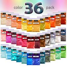 Mica Powder – Soap Making Pigment Powder – Powdered Pigments Set – Soap Colorant – 36 Epoxy Resin Pigment Colors – Makeup Loose Pigment Powder - Resin Pigment Powder Set, resin, Soap Shop, resinartbysheri, [variant_title],