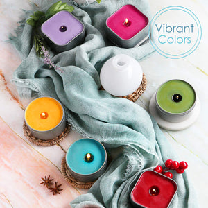 Hearth & Harbor 24 Blocks Concentrated Color Dye for Soy Wax-Nontoxic Candle Making Supplies, Colourful Piece, Candle, resinartbysheri, resinartbysheri, [variant_title],