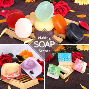 Soap Fragrance Oil - 12 Liquid Soap Scents Set for Bath Bomb Making, Soap Making Supplies, DIY Slime - Concentrated Food Grade Bath Bomb Scents for Cosmetic, Art, Handmade Crafts - 10ml/0.35oz Each, Candle, DecorRom, resinartbysheri, [variant_title],
