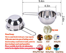 Buytra Candle Making Kit Includes Double Boiler Pot 100 Pack Prewaxed Candle Wicks 100 Pack Wick Stickers Dots with Wick Centering Device, [product_type], Buytra, resinartbysheri, [variant_title],